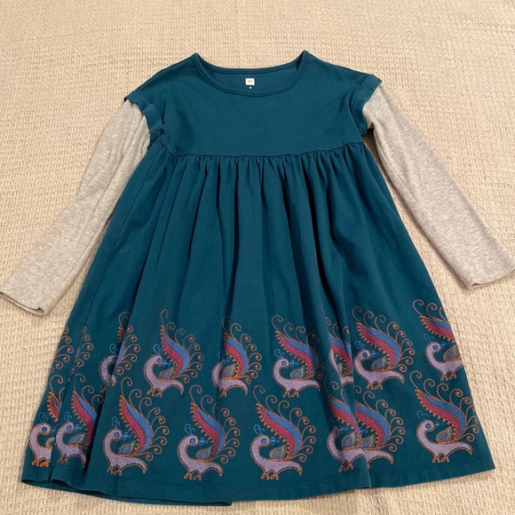 Tea Collection Other - TEA designer kids play dress Himalayan inspired 100% cotton size 8 immaculate